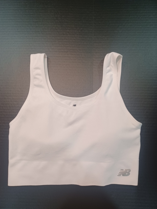 New Balance Other - New Balance White Seamless Crop Sports Bra